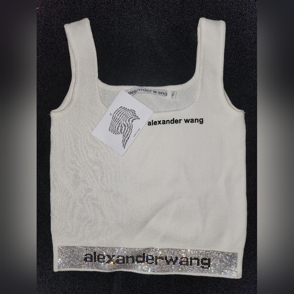 Alexander Wang Tops - ALEXANDER WANG RHINESTONE TANKTOP. New